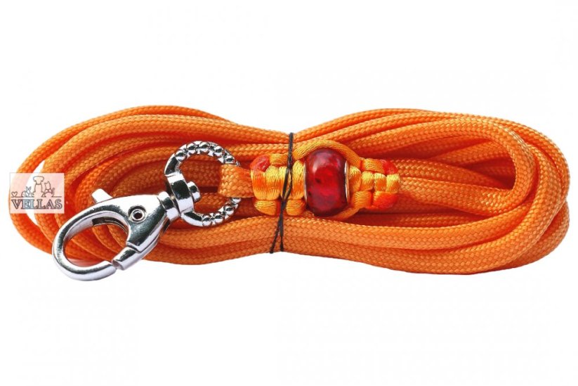 Paracordové vodítko ORANŽOVÉ - Varianty: 2. Varianta