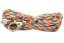 Paracordové vodítko BÍLÝ MULTICOLOR - Varianty: 1. Varianta
