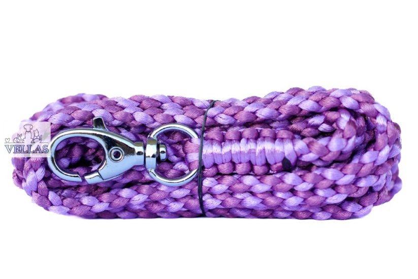 Vodítko pletené FIALKOVÉ