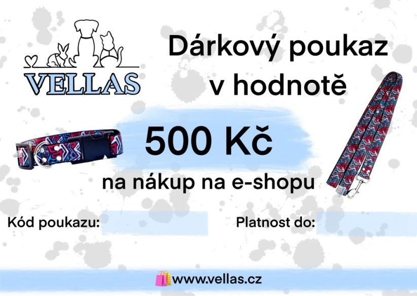DÁRKOVÝ POUKAZ - od 250 Kč - Poukaz v hodnotě: 500 Kč