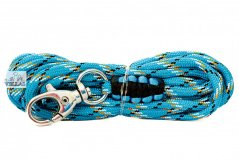 Paracordové vodítko MODROORANŽOVÉ