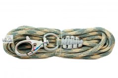 Paracordové vodítko BÉŽOVOŠEDÉ