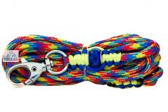 Paracordové vodítko MODRÝ MULTICOLOR