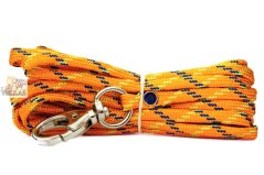 Paracordové vodítko ORANŽOVOŽLUTOMODRÉ
