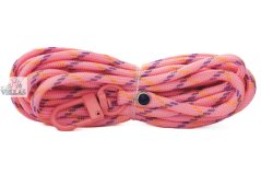 Paracordové vodítko SVĚTLE RŮŽOVÉ
