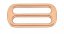 Kovové posuvníky různé velikosti, typ 2 - Barva komponentu: Rose Gold, Šíře komponentu: 40 mm
