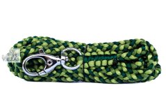 Vodítko pletené TMAVĚ ZELENÉ