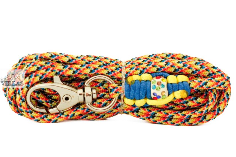 Paracordové vodítko JEMNÝ MULTICOLOR - Varianty: 2. Varianta
