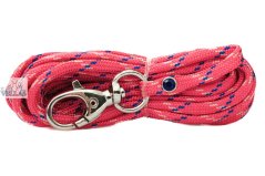 Paracordové vodítko TMAVĚ RŮŽOVÉ