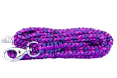 Vodítko pletené TMAVĚ FIALOVÉ