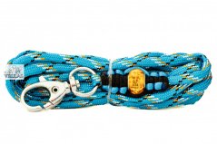 Paracordové vodítko MODROORANŽOVÉ