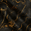 Látka - Letní nepružný softshell - Vzor: BLACK MARBLE - 1,4m