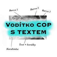 Vodítko COP S TEXTEM - NAVRHNI SI