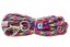Paracordové vodítko FIALOVÝ MULTICOLOR